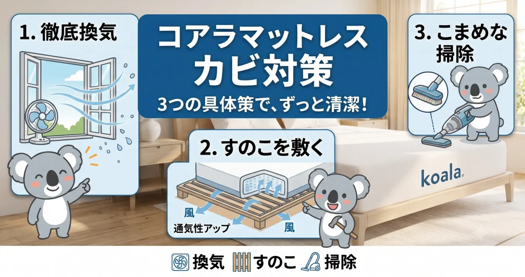 コアラマットレスカビ対策